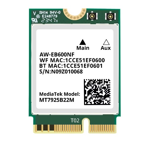 AzureWave - AW-EB600NF - התמונה להמחשה בלבד