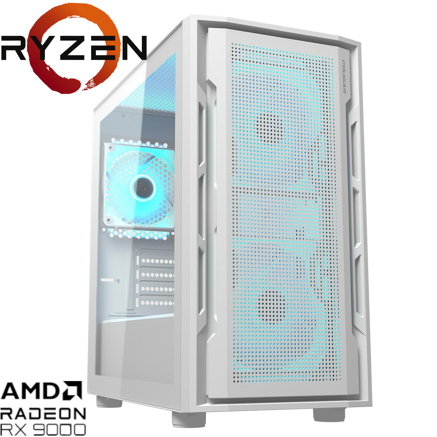 Plonter - SnowWhite-5700X3D-9070XT - התמונה להמחשה בלבד