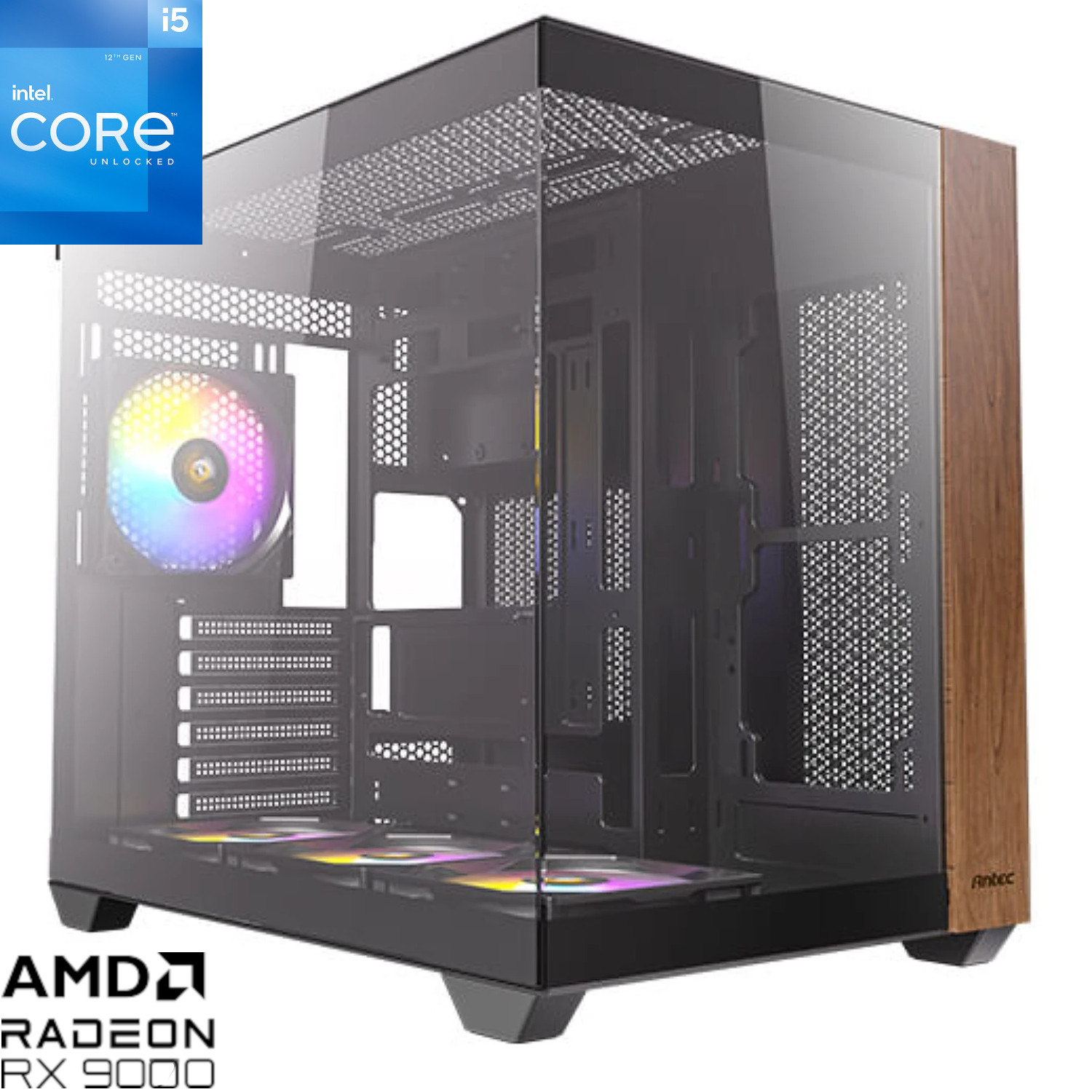 Plonter - Woody-I5-RX9060XT-32D4 - התמונה להמחשה בלבד
